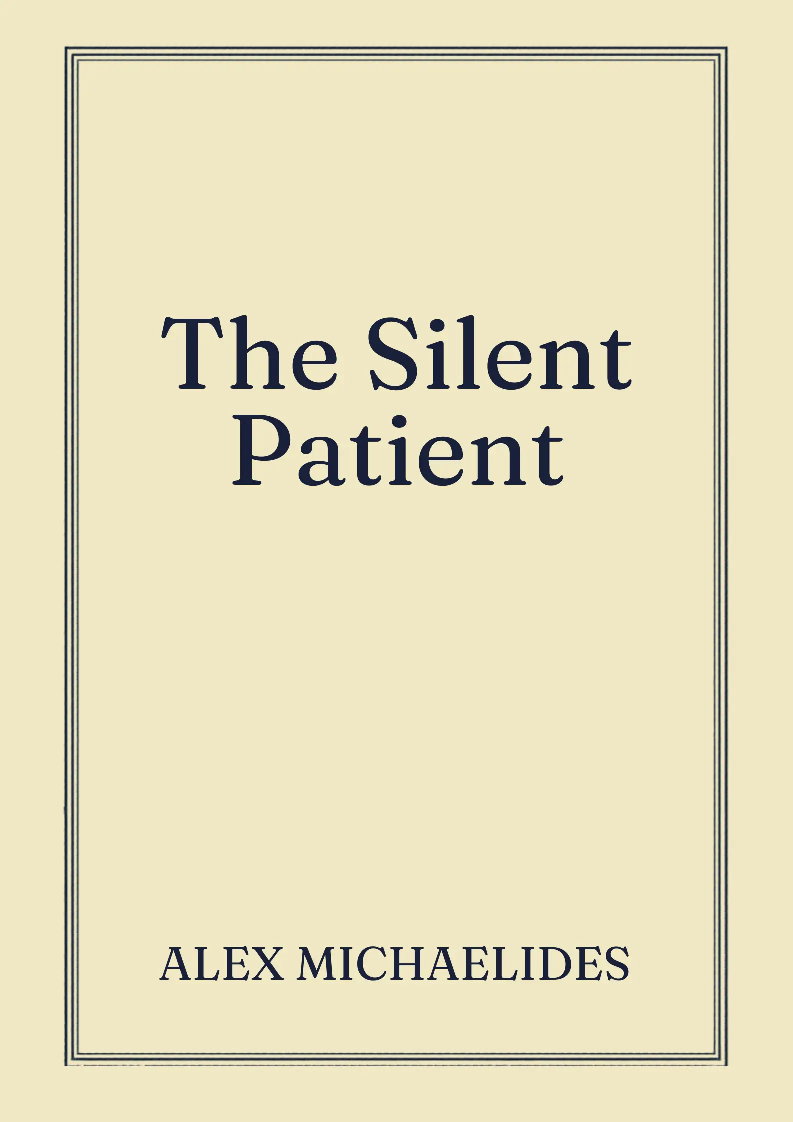 the silent patient